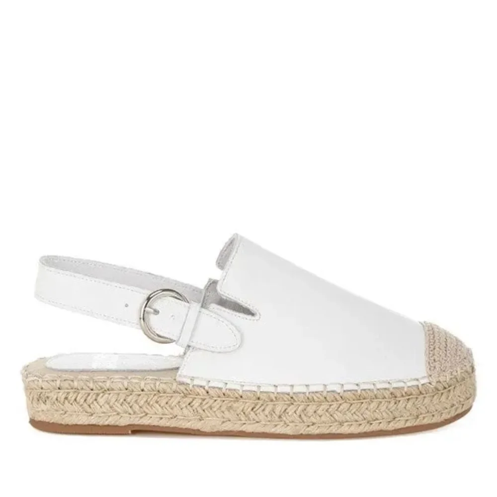 Azula Genuine Leather Espadrilles Sandals